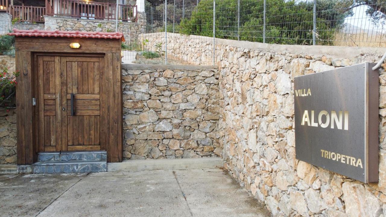 Villa Aloni in Triopetra Esterno foto